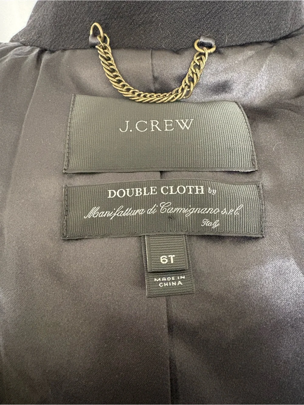 J. Crew Black Women's Pea Coat